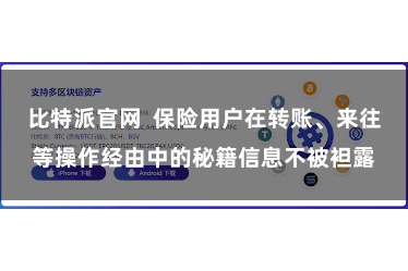 比特派官网 保险用户在转账、来往等操作经由中的秘籍信息不被袒露