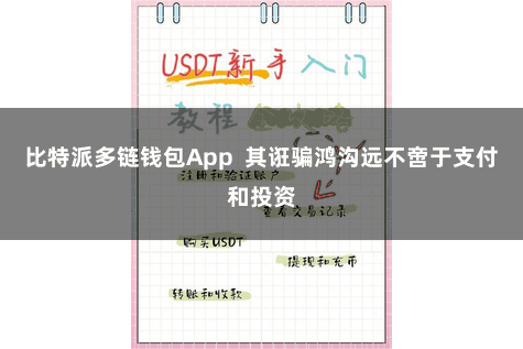 比特派多链钱包App 其诳骗鸿沟远不啻于支付和投资